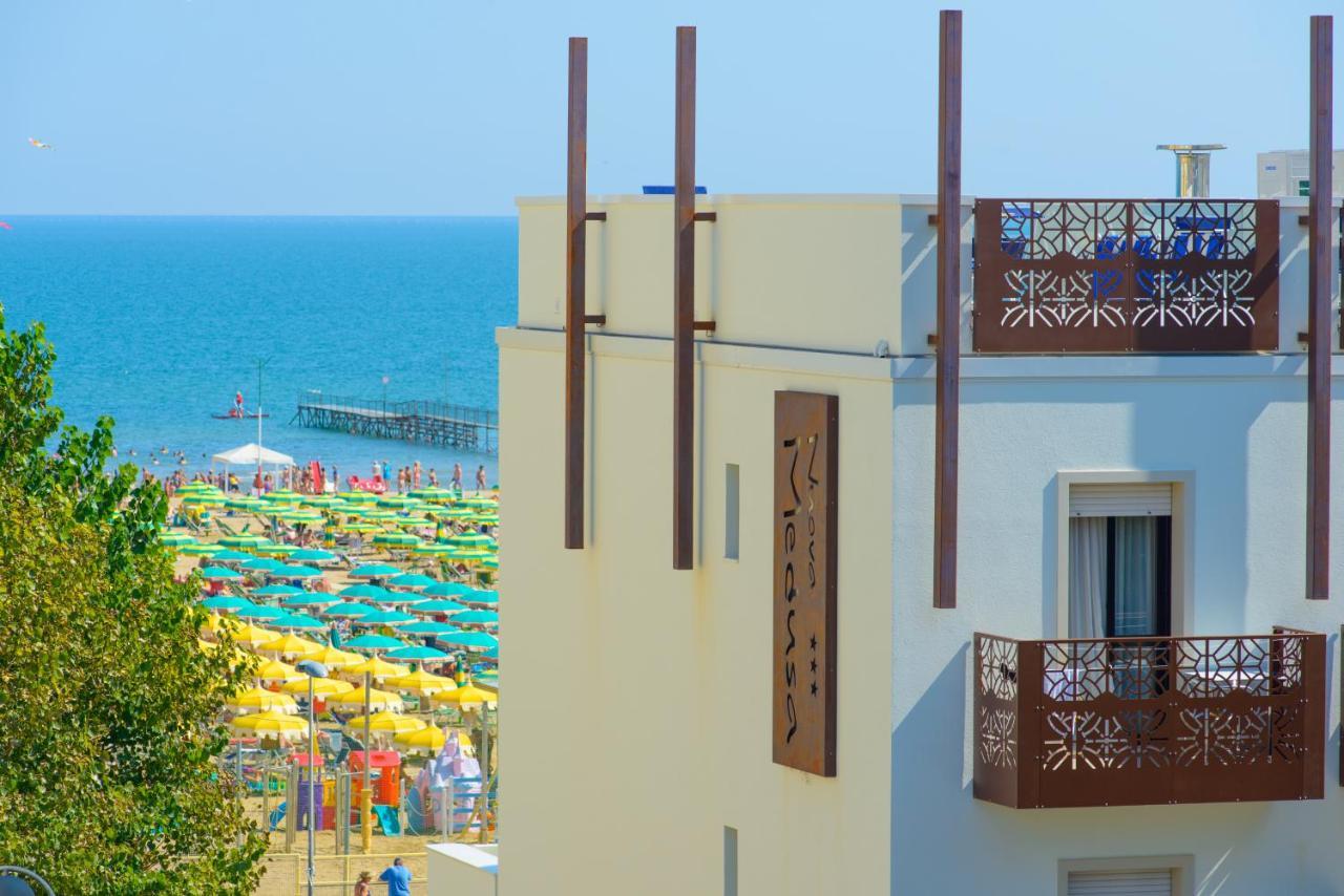 Hotel Nuova Medusa Rímini Exterior foto